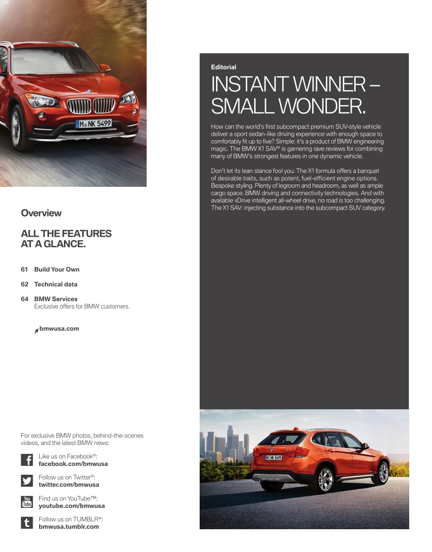 2015 BMW X1 Brochure Page 47